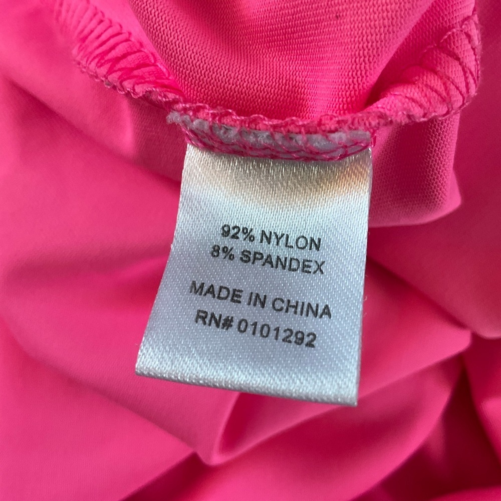 Lulu-B Slv-less Tank Top Hot Pink Size XS UPF 50+ Sun Protection Vacation - Picture 4 of 5